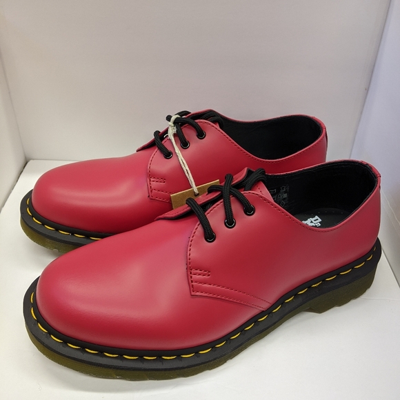 satchel red dr martens